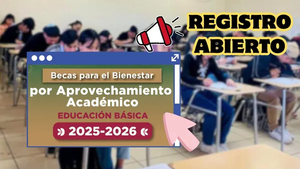 Beca Aprovechamiento Académico abre registro en Edomex