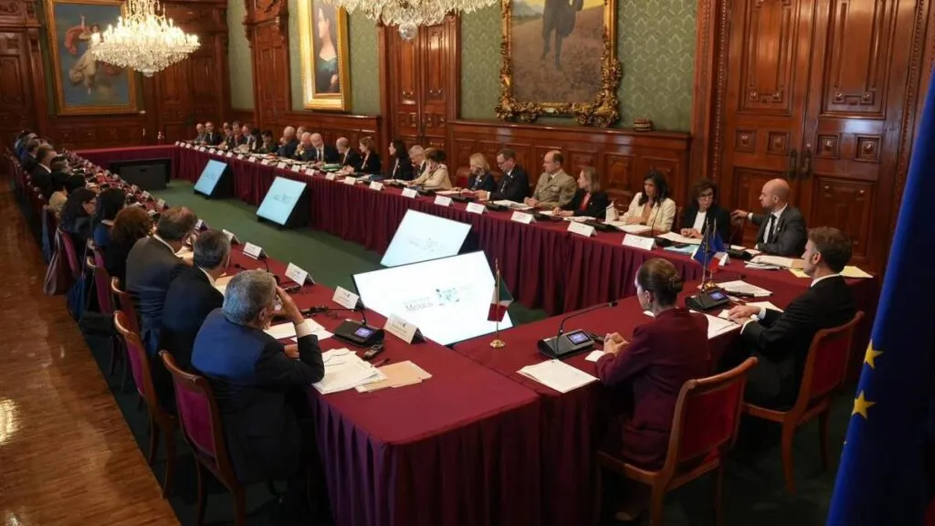 Sheinbaum realiza encuentro con Emmanuel Macron y empresarios franceses
