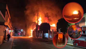 Incendio en fábrica de Xalostoc moviliza a más de 300 elementos; evacuan viviendas cercanas [VIDEO]