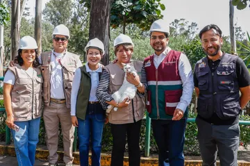 Delfina Gómez supervisa rehabilitación del Zoológico Parque del Pueblo en Neza: Invierten 160 mdp