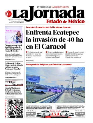 La Jornada Edomex | 14 de enero de 2026