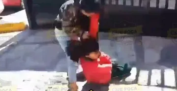 La alumna agredida estudia en la Secundaria Número 10, ubicada en la Colonia Sánchez, en la ciudad del Estado de México. Foto: Captura.
