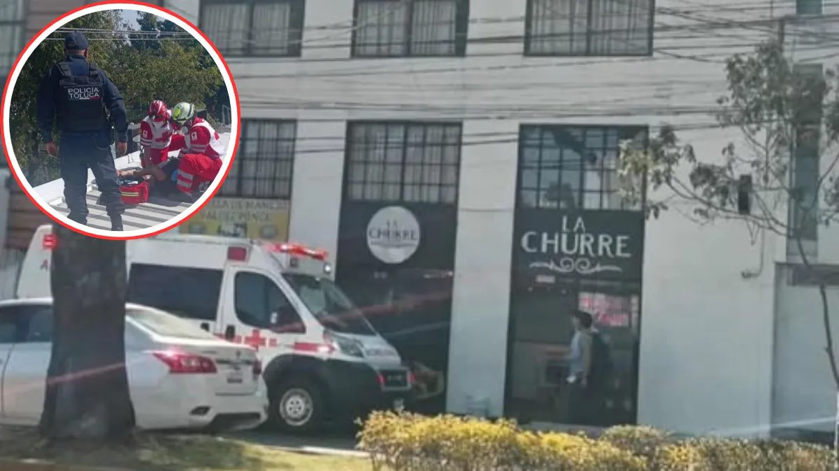 Hombre se electrocuta pintando una casa en Toluca