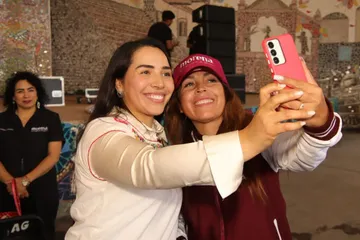 Arleth Grimaldo encabeza asamblea por la soberanía de México desde Tlalnepantla