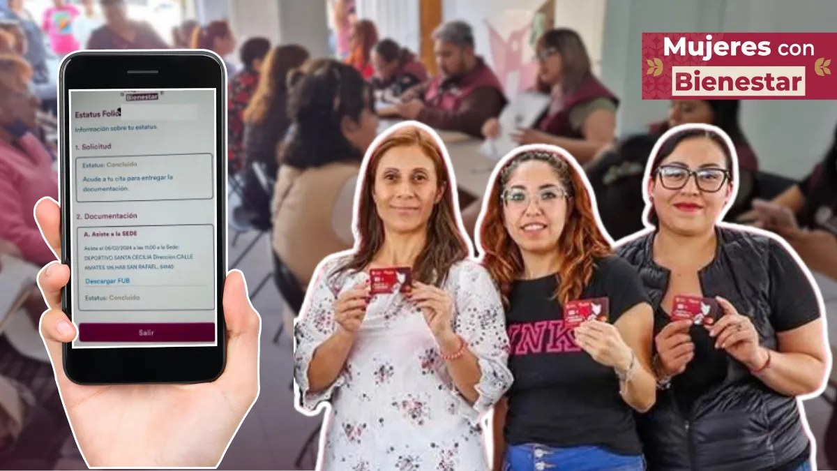 Consulta hoy mismo si ya tienes cita para recoger tu tarjeta de Mujeres con Bienestar con tu número de folio.