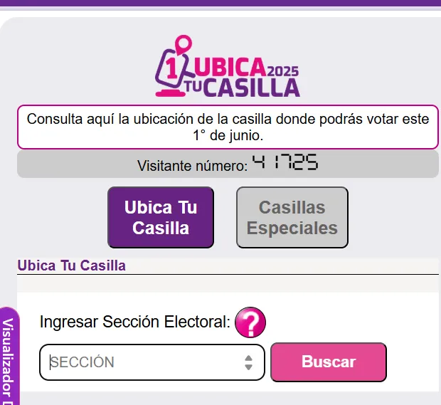 Ubica tu casilla en Edomex para Elección Judicial