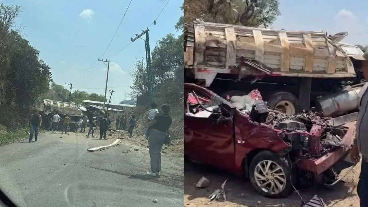 Accidente carretero de camión de carga en la Naucalpan-Ixtlahuaca sube a cuatro muertos [Actualización]
