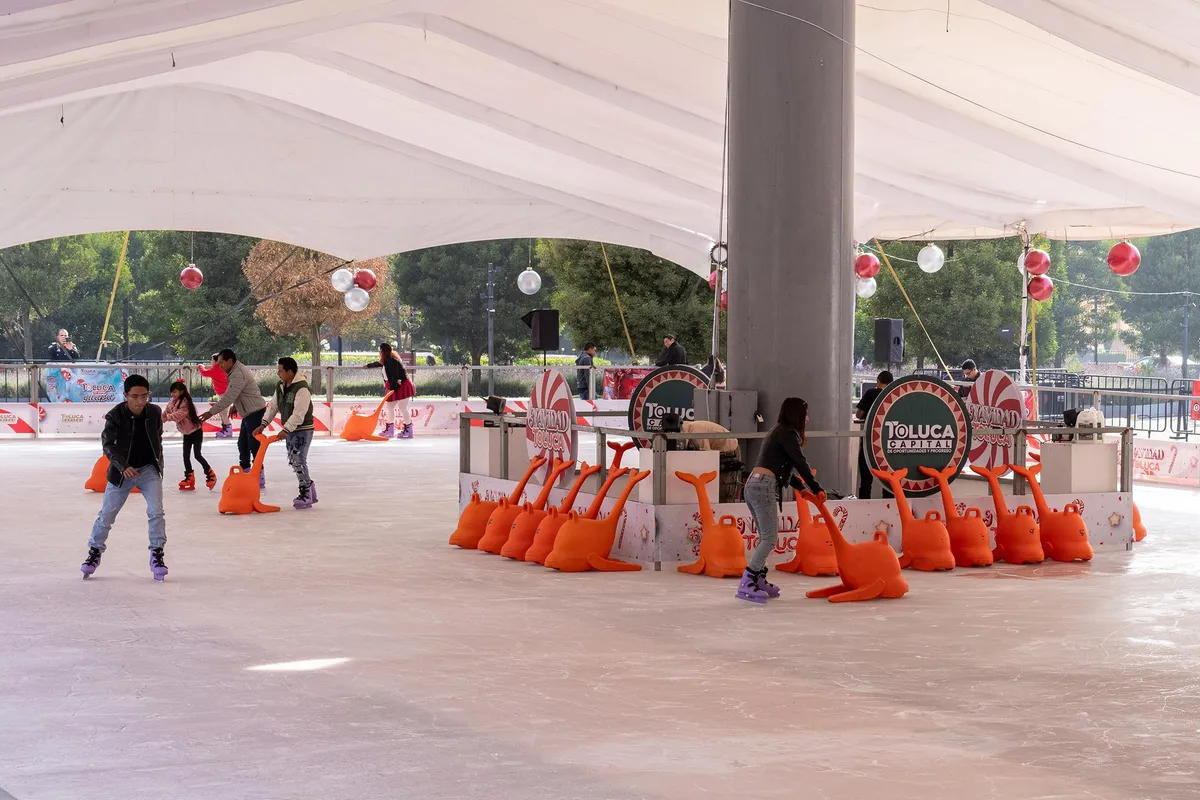 Pista de Hielo en Toluca: diversión gratuita hasta el 7 de enero