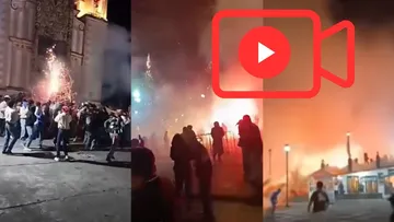 Momento exacto de explosión de pirotecnia en Temascalcingo; usuarios revelan VIDEOS