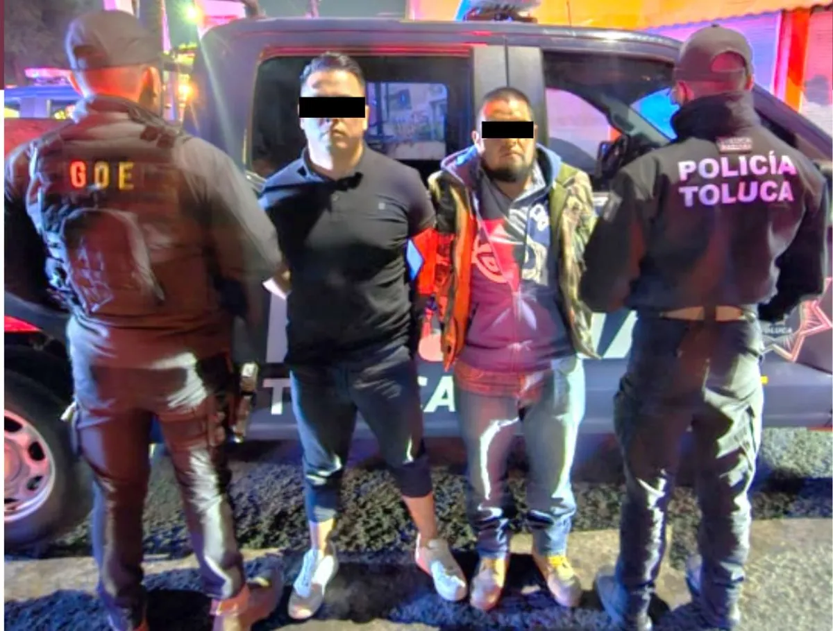 Operativo deja siete personas detenidas en Toluca por diversos delitos