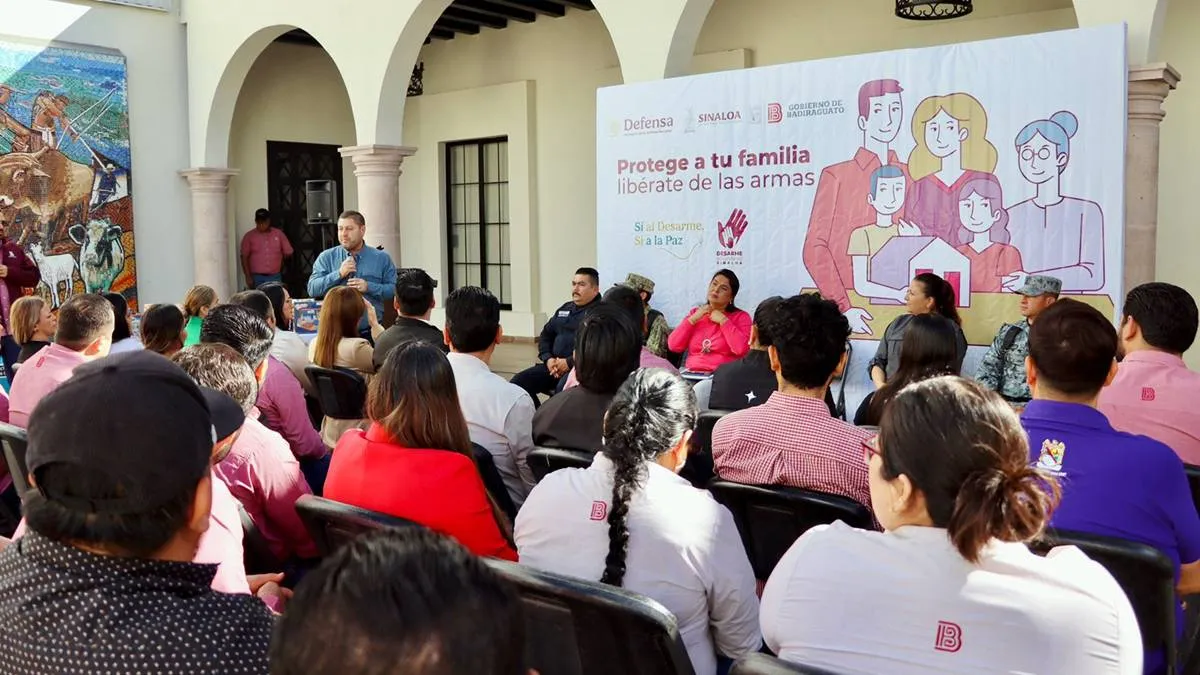 Programa Desarme Voluntario 2025 arranca en Badiraguato  