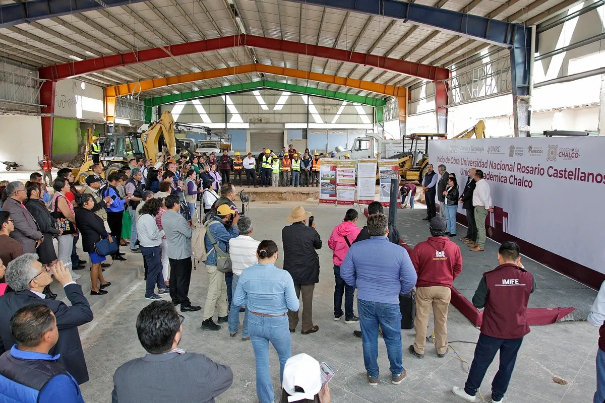 Arranca construcción de la Universidad Rosario Castellanos en Edomex