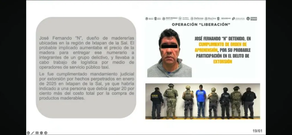 Revelan impactantes resultados de la “Operación Liberación” en el sur del Edomex