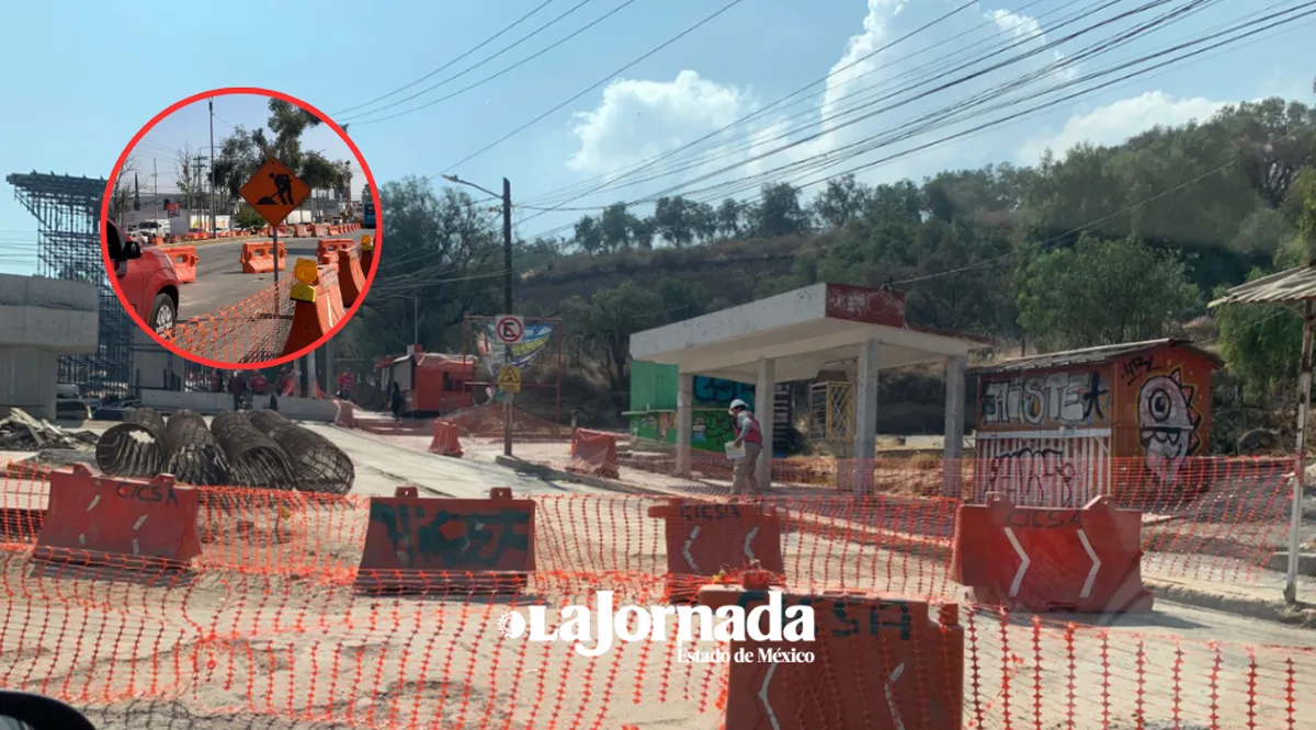 Avanza construcción del Distribuidor Vial en Coacalco: recomiendan vías alternas