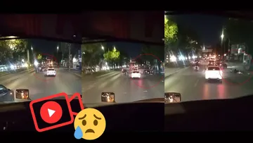 Automovilista atropella a motociclista y se da a la fuga en Tultitlán; todo quedó en VIDEO