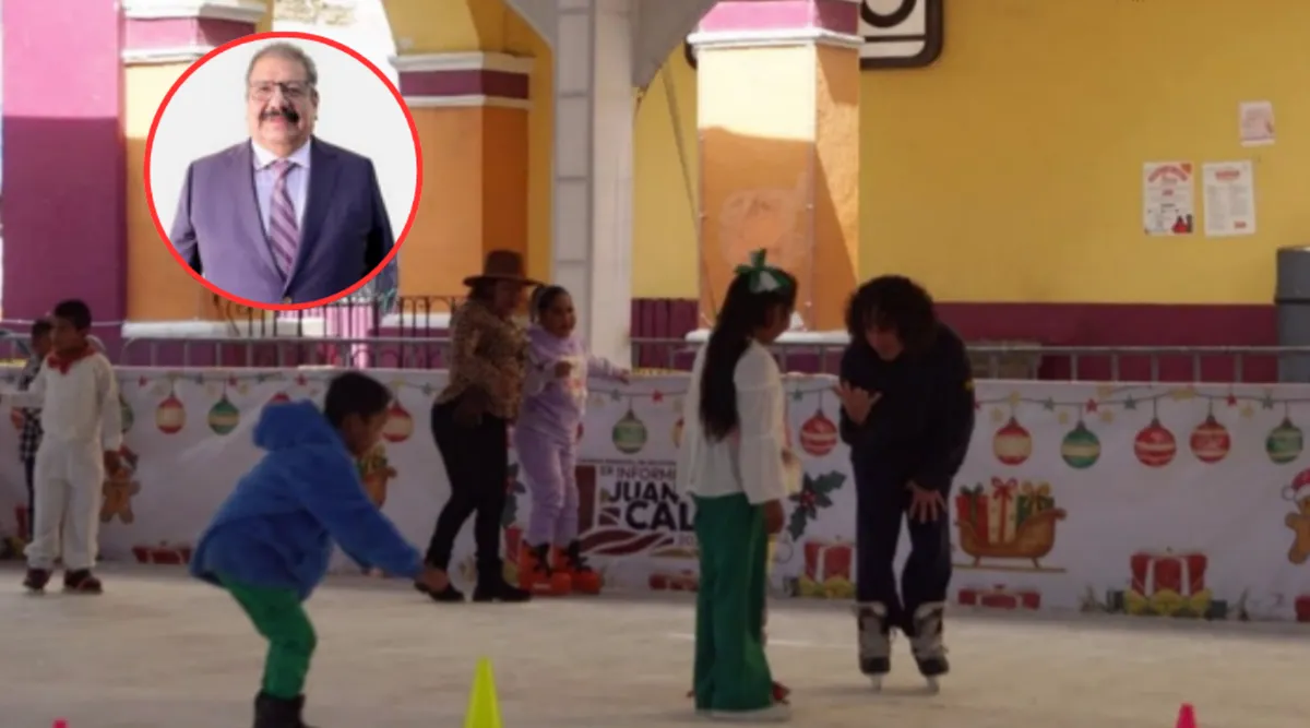 Gasto de casi 3 mdp en pistas de hielo genera críticas en Juchitepec