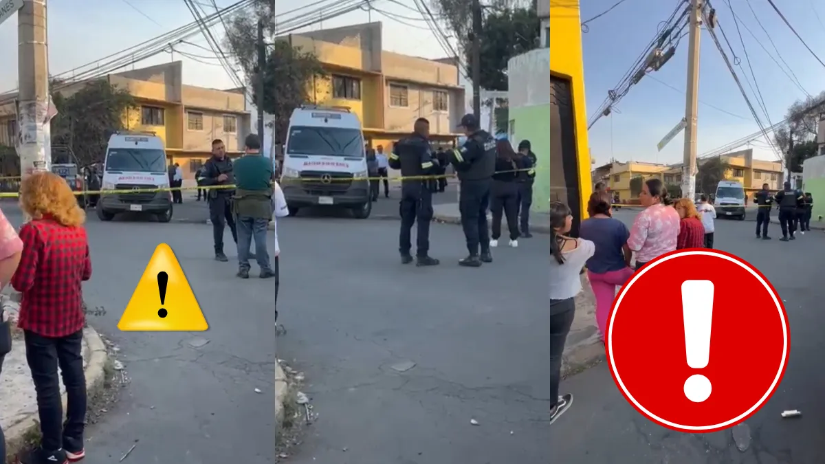Autoridades investigan el accidente en el que muere chofer de mototaxi en Neza y dos personas resultaron heridas.