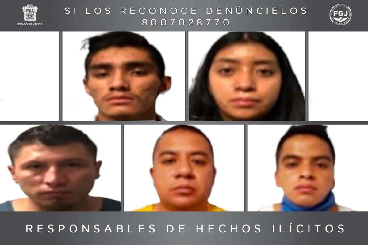 Toluca: Sentencian a 180 años de prisión a 5 personas por secuestro exprés
