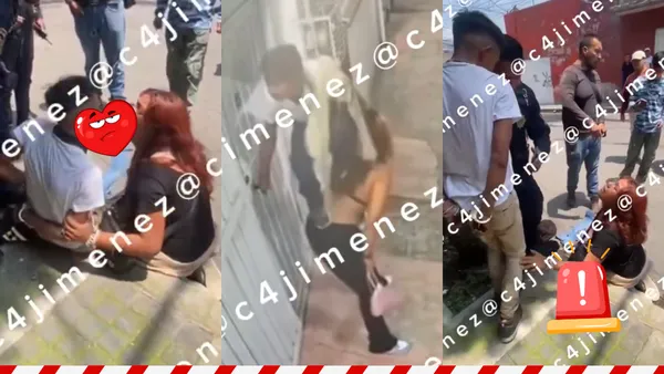 La joven ruega a la policía y besa a su novio ladrón tras ser detenido por varios robos en la GAM.
