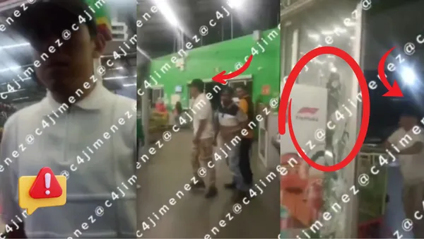 Los farderos, que eran al menos dos hombres y una mujer, confrontaron al guardia de seguridad, que hacía su trabajo al impedir que cometieran el robo.