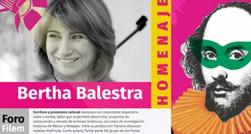 FILEM prepara homenaje literario a Bertha Balestra