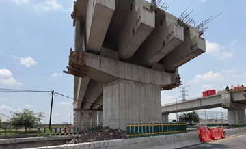 Prevén terminar puente de la Vialidad Mexiquense antes de que finalice 2026