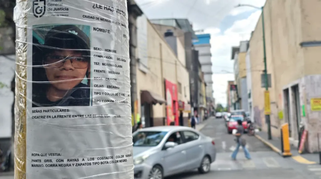 Las calles de Toluca no olvidan: Crónica de los postes de búsqueda en el centro