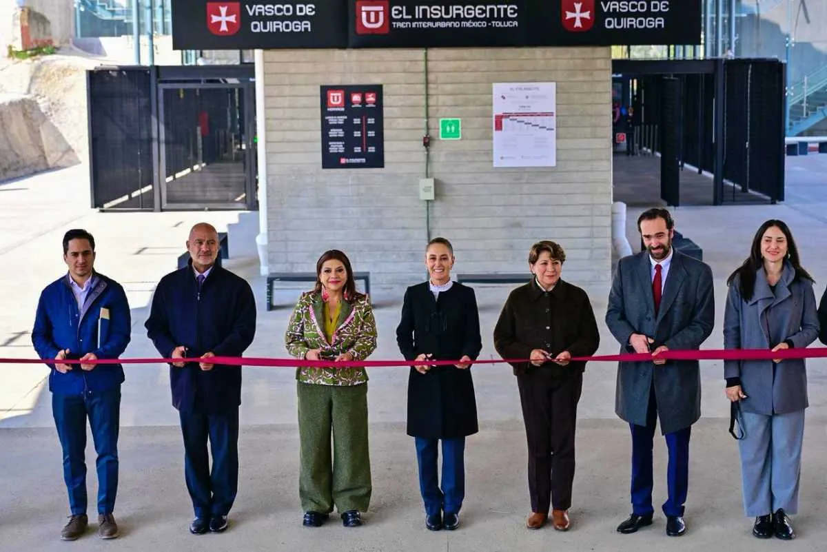Claudia Sheinbaum y Delfina Gómez inauguran último tramo del Interurbano