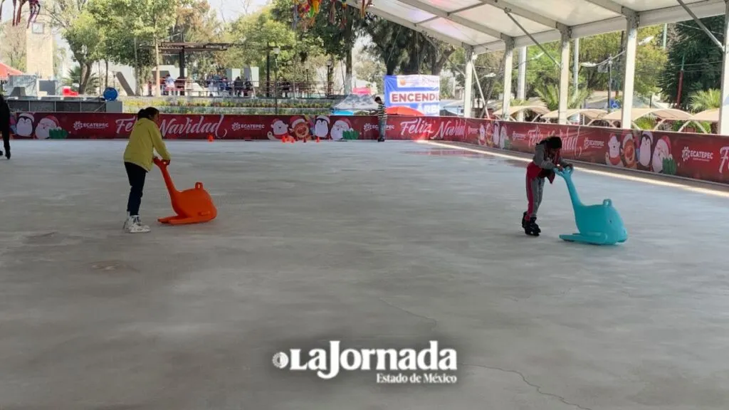 Pista de hielo llega a Ecatepec. Aquí los horarios