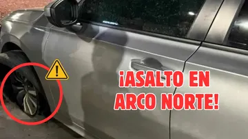 Colocaron piedras en la autopista Arco Norte para obligar a detenerse a dos mujeres.