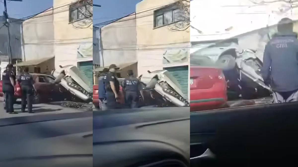 Accidente vehicular moviliza a cuerpos de emergencia en San Mateo Atenco [VIDEO]