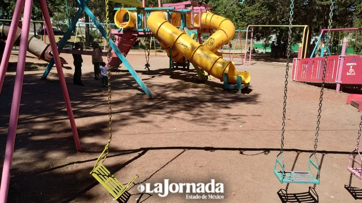 Menores perciben parques de Toluca como inseguros
