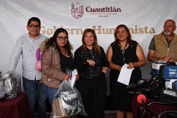 Entrega Juanita Carrillo Nuevas herramientas para quienes hacen que Cuautitlán luzca mejor cada día