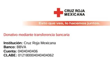 Cruz Roja Mexicana llama a donar para apoyar a pueblo de Venezuela