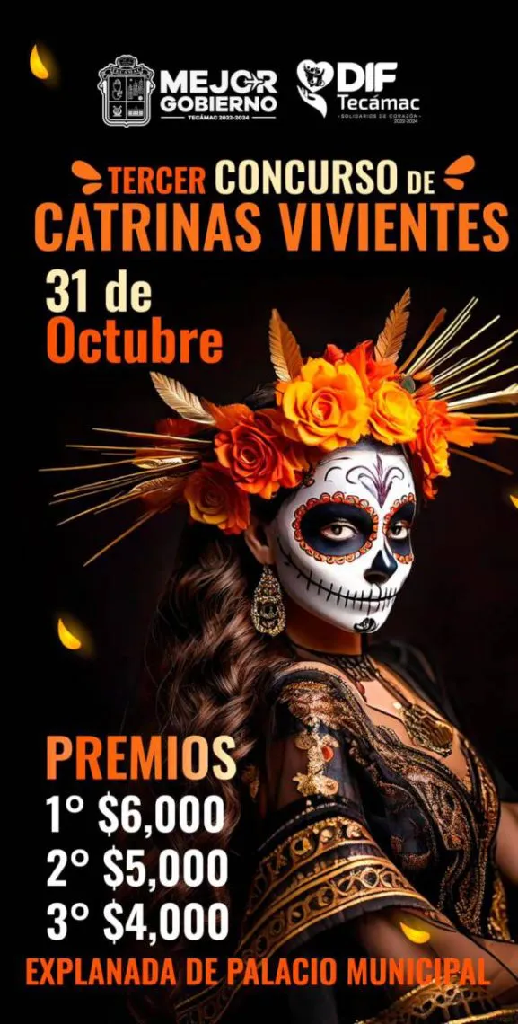 Tecámac ofrecerá hasta 10 mil pesos en concurso por Día de Muertos 2024
