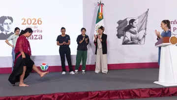 Yolett Cervantes, originaria de Veracruz, ganó el boleto presidencial para asistir al Mundial 2026.