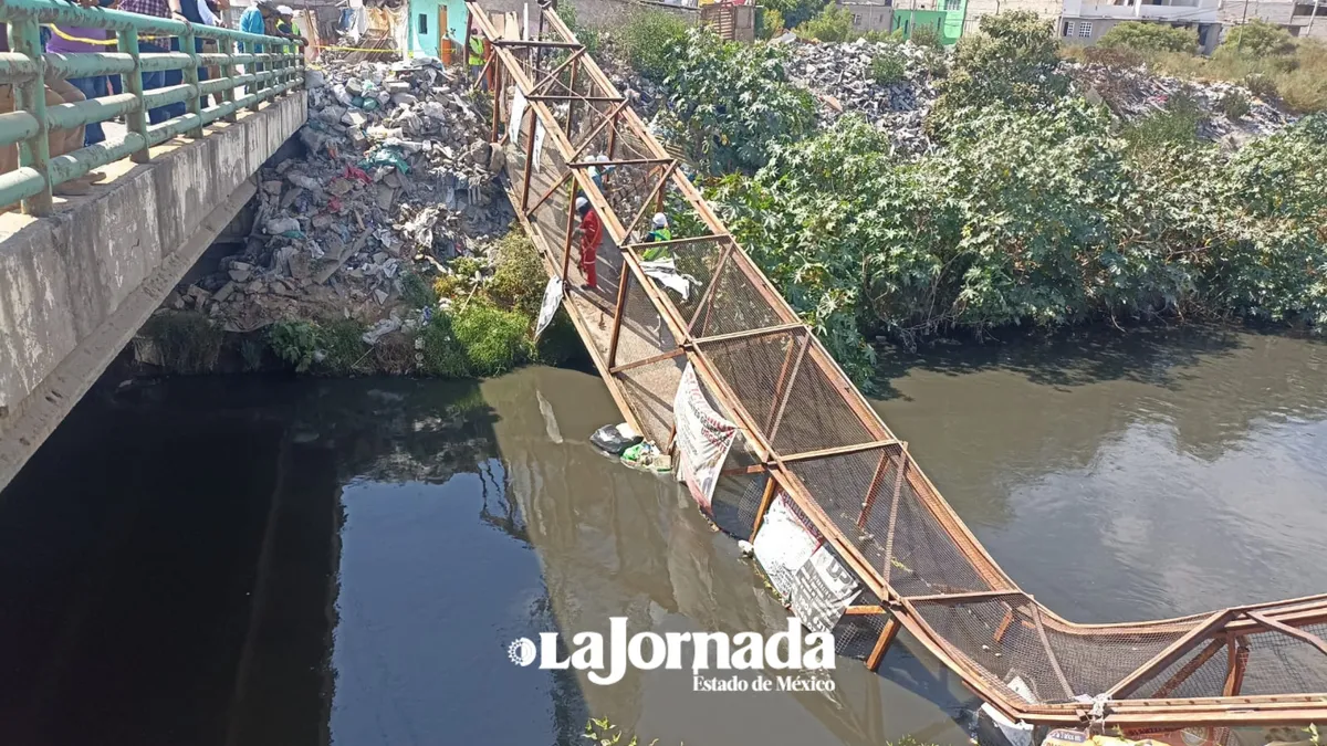 Desplome de puente peatonal en Chimalhuacán se pudo prevenir