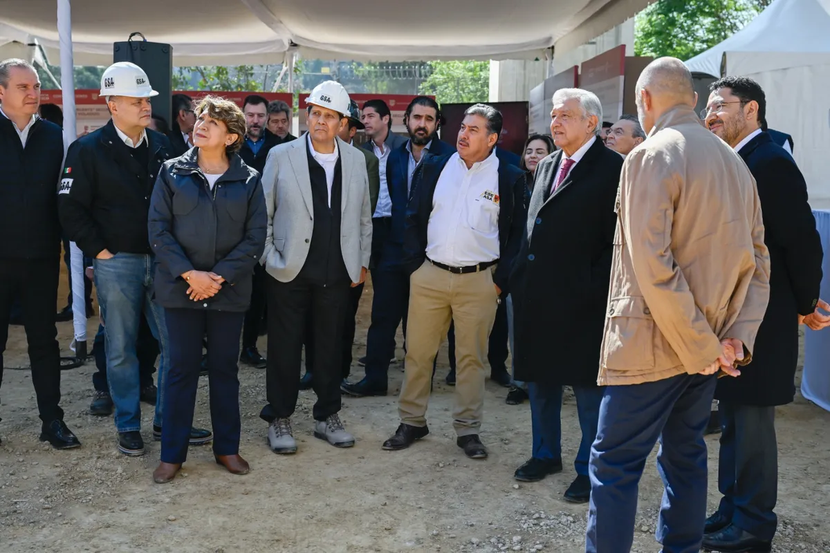 El Insurgente: AMLO y Gobernadora Delfina Gómez supervisan obras del tren interurbano
