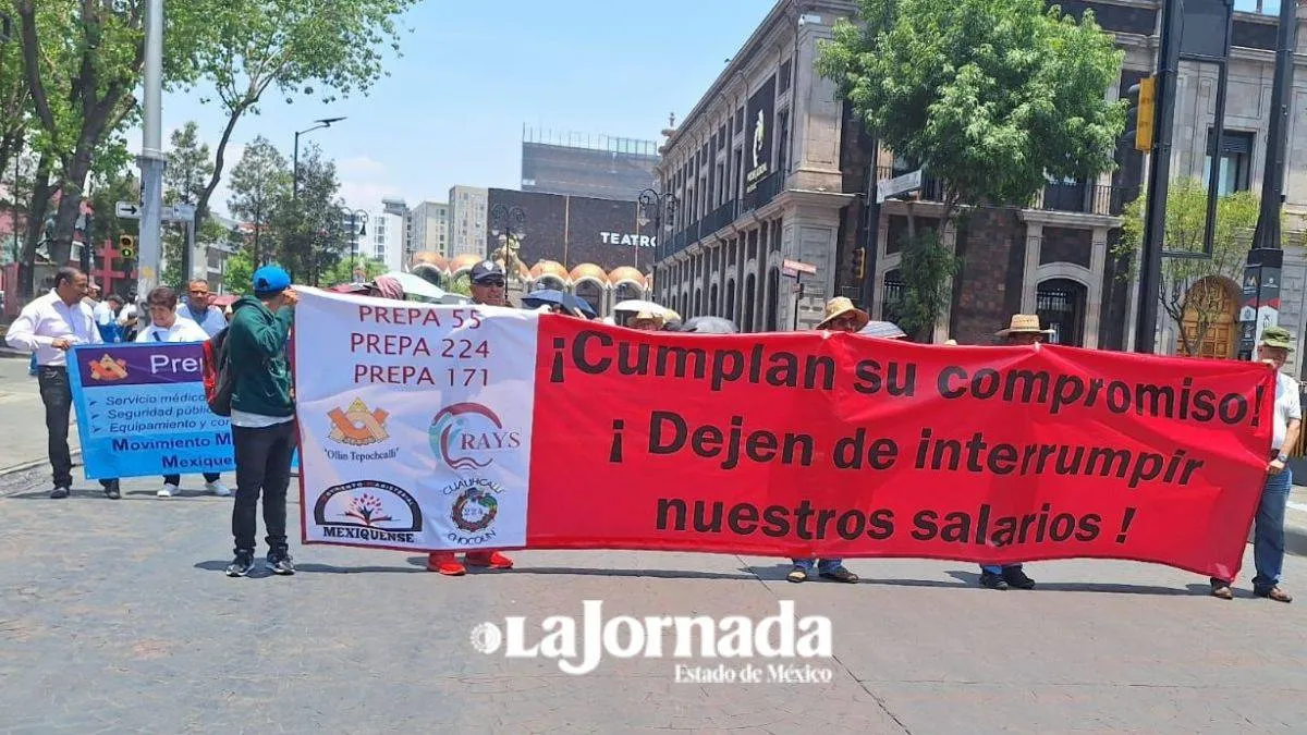 Edomex: Marchan preparatorias por falta de pagos, bases y aulas