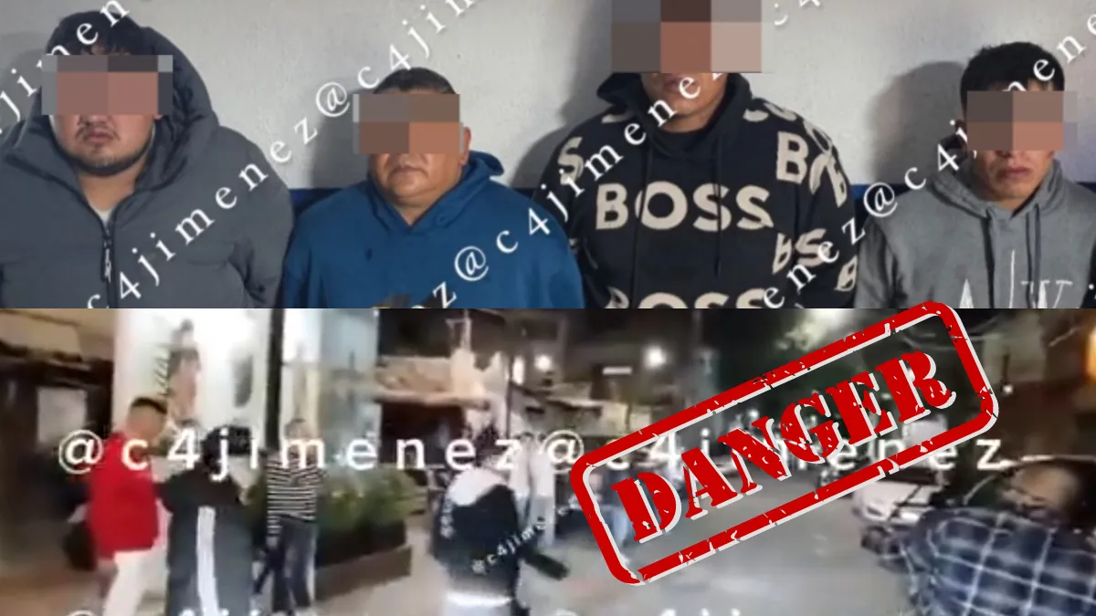 Los Gansos de Iztacalco fueron detenidos con armas, droga y vehículos tras una persecución en la colonia Paulino Navarro.