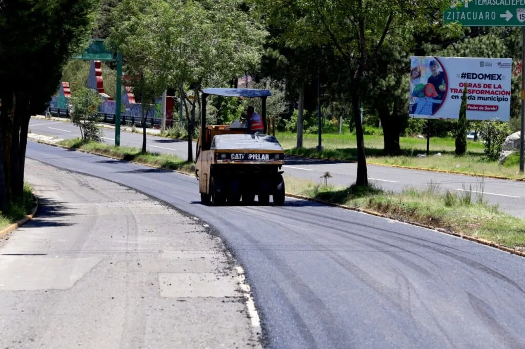 Inicia Toluca repavimentación de Paseo Matlatzincas con el “Diablo Dragón”
