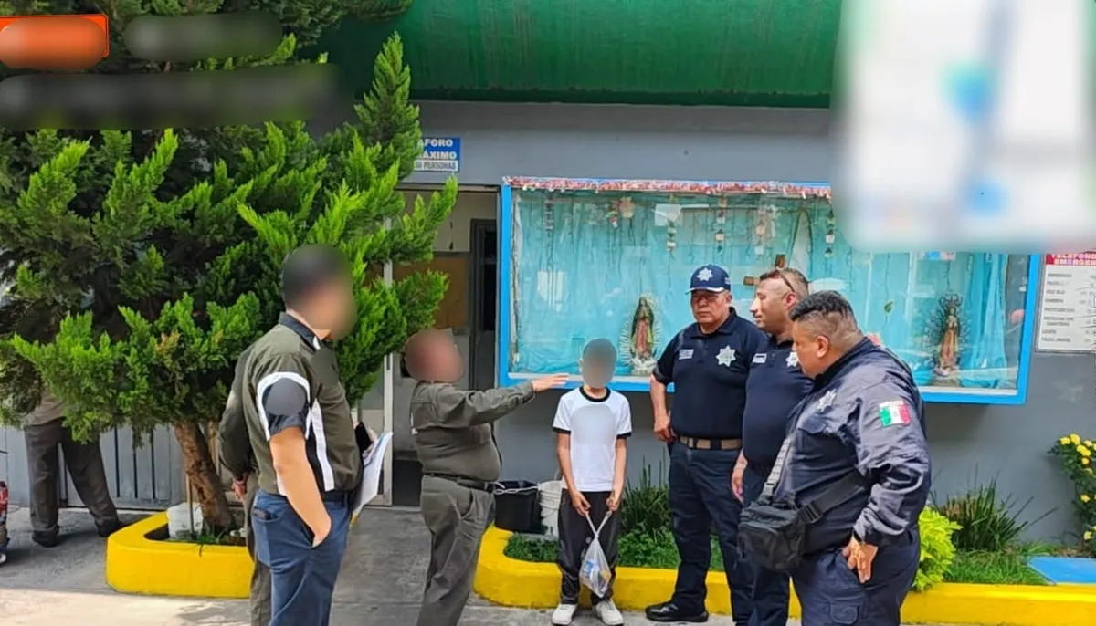 Policías rescatan a menor víctima de engaño y extorsión en Ecatepec