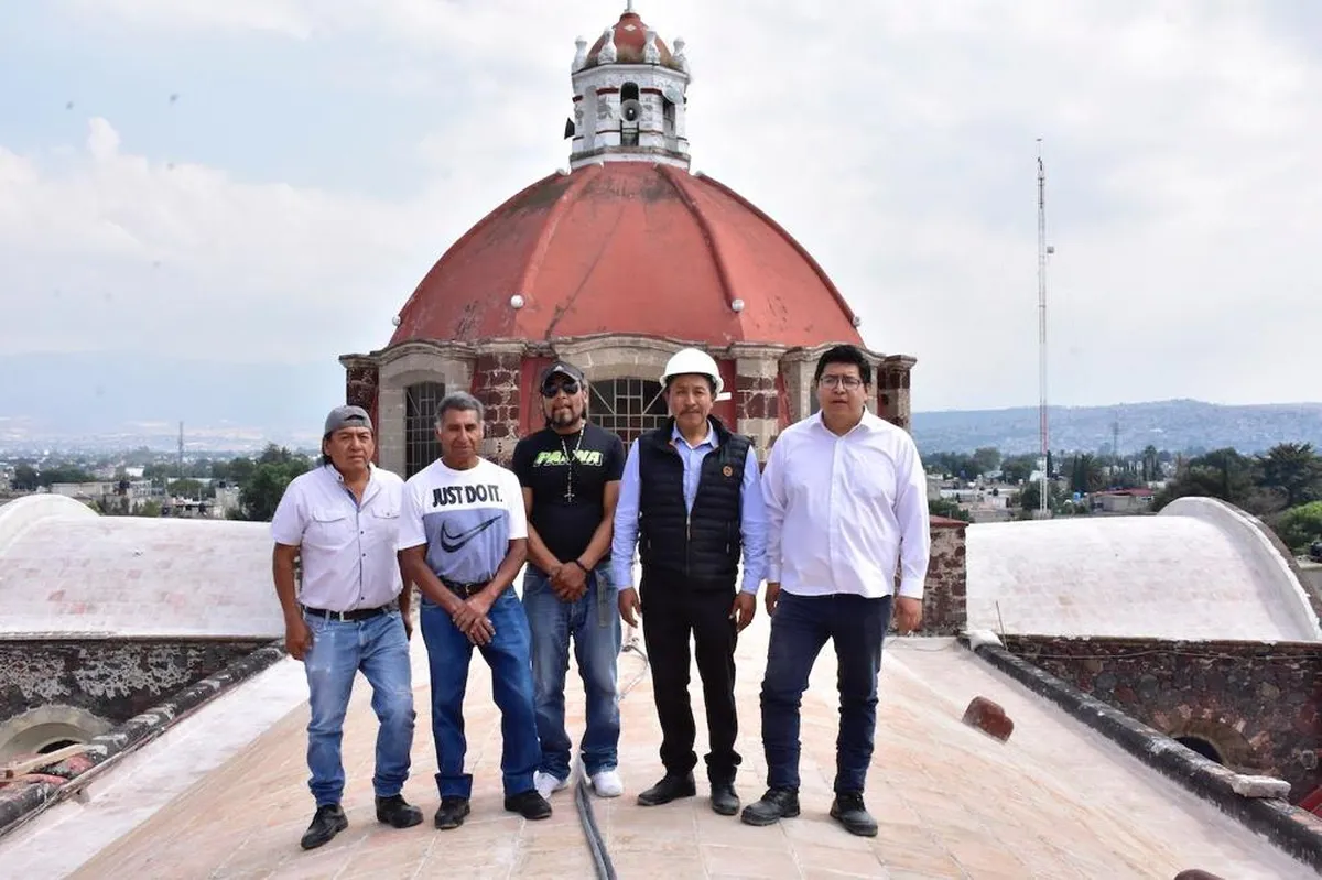 Vecinos de Chimalhuacán y el INAH restauran capilla del siglo XVI