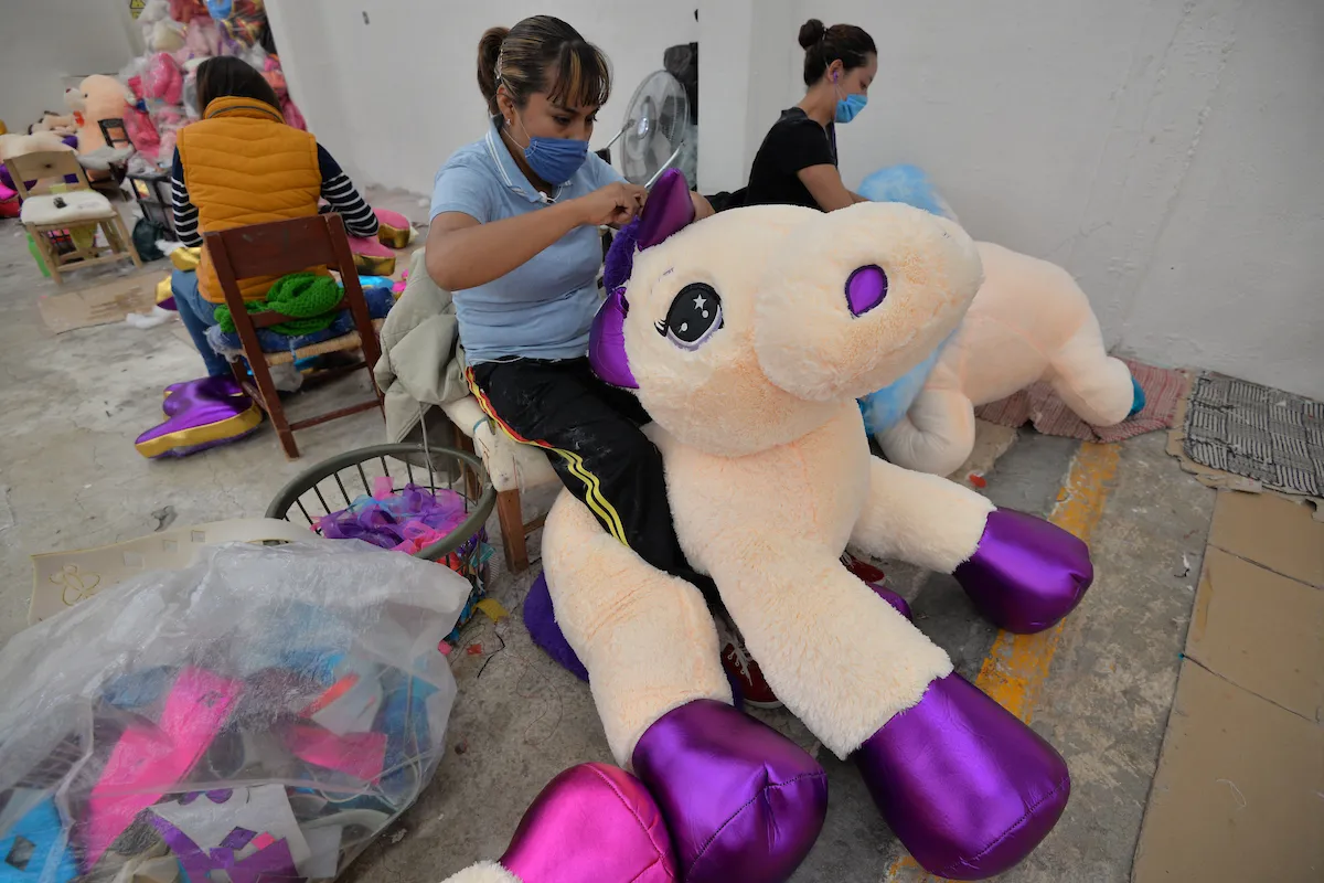 productores de peluches en Xonacatlán