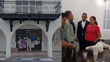 Madres buscadoras protestan en Nextlalpan por falta de apoyo para búsqueda de Mariana Valentina