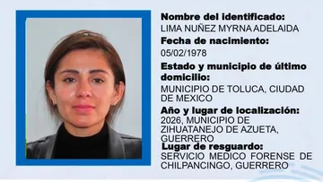 Mujer desaparecida en Toluca es localizada en Guerrero, buscan a sus familiares
