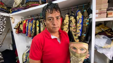 Marlen y Jesús, artesanos textiles de Chimalhuacán; una historia bordada con hilos de oro y plata