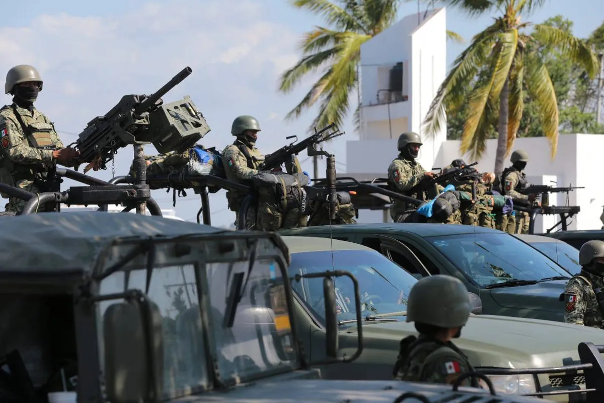 Elementos del Ejército Mexicano arriban a Sinaloa