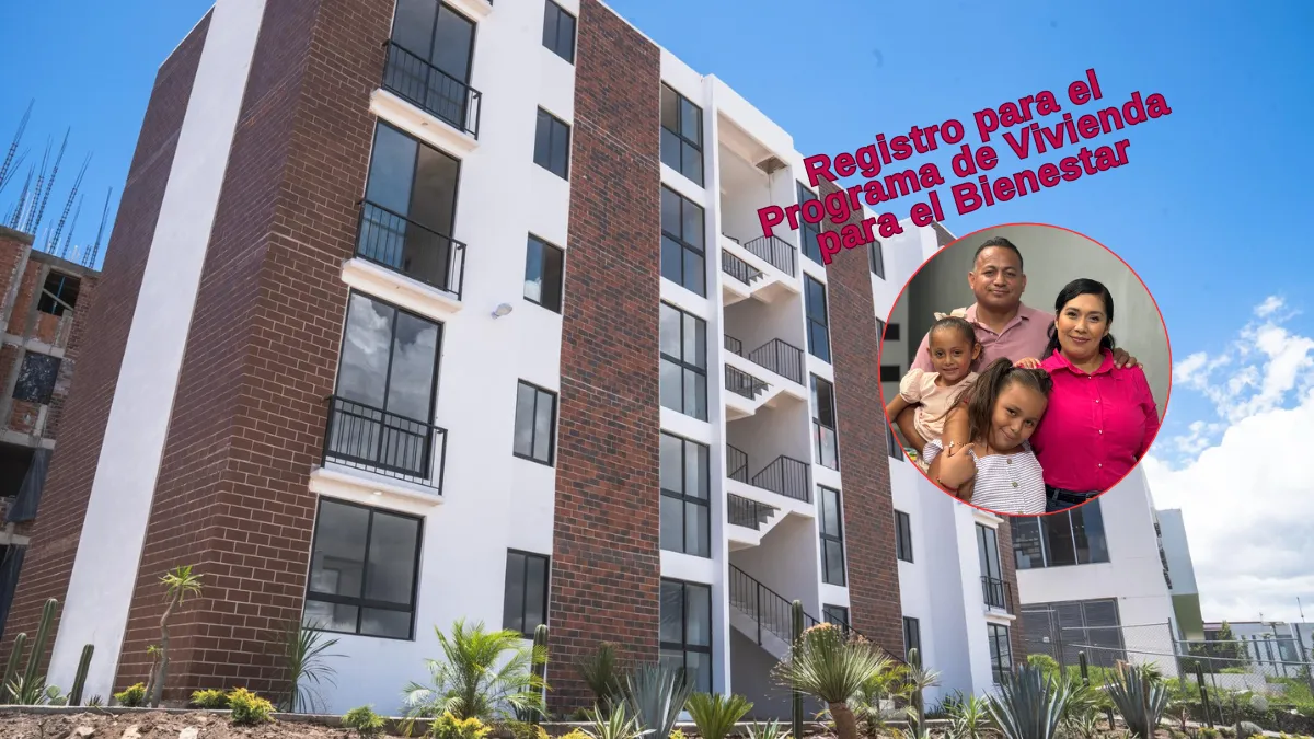 Ciudadanos realizan su trámite en los módulos del Programa de Vivienda para el Bienestar.