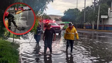 Vecinos de Tlalnepantla denuncian afectaciones por intensa lluvia; problema se repite cada temporada